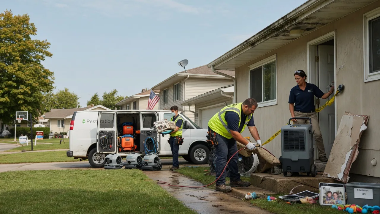 Water Damage Restoration in Mcleansboro, IL near me